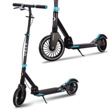 Load image into Gallery viewer, Two Wheel Scooters for Big Kids Ages 8-12, Teens and Adults. Manual Kick Scooter with Disc Brake, Rubber Mat
