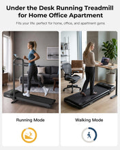 Load image into Gallery viewer, Superun Walking Pad Treadmill with Incline and Handle Bar
