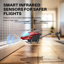 Load image into Gallery viewer, RC Helicopter, Remote Control Helicopter with 40 Mins Flight Time(2 Batteries), Auto Obstacle Avoidance, 7 LED Lights

