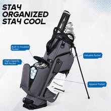 Load image into Gallery viewer, XDriveMax Lightweight Golf Stand Bag Series,Gray with Cooler
