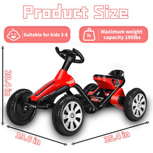 Load image into Gallery viewer, 12V 4 MPH Electric Go Kart, Drifting Car Ride on Toy Outdoor Indoor for Kids 3-12, Carrying Weight 80kg,Yellow
