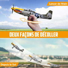 Load image into Gallery viewer, 4 Channel Remote Control Warbird RTF, Brushless Motor 6-axis Gyro 3 Flight Modes, Easy to Fly for Beginners Boys &amp; Adults
