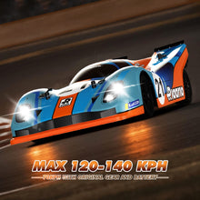 Load image into Gallery viewer, Fast Brushless RC Cars for Adults, Max 75mph Hobby Electric On-Road RTR with 9KG Metal Servo, Cyan
