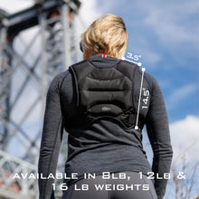Load image into Gallery viewer, GORUCK 8LB Spy Ruck Women's Weighted Vest for Walking &amp; Running - Weight Vest for Women Fitness Training with Adjustable Fit, Low-Profile Design for Weight Loss - Black
