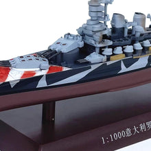 Load image into Gallery viewer, 1:1000 Alloy Italian Battleship Roma Model Metal Ship Warship Model for Collection
