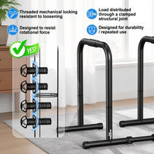 Load image into Gallery viewer, RELIFE REBUILD YOUR LIFE Dip bars &amp;Dip Station  (Black)
