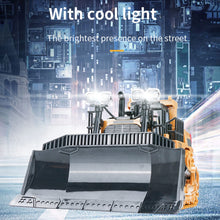 Load image into Gallery viewer, RC Bulldozer, 1:24 Scale Remote Control Bulldozer, 2.4GHz 9 Channel RC Construction Truck, Engineering Vehicles Educational Toys
