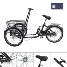 Load image into Gallery viewer, Bruce &amp; Shark Multi-Purpose 3 Wheel Tricycle with Large Basket, 20 Inches Wheel,Rear Brake,Bearing Weight 330lbs
