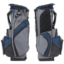 Load image into Gallery viewer, Bag Boy Chiller Pro Hybrid Golf Stand Bag, 15 Way Top with Full Length Individual Dividers, Rubberized Putter Well, Removable Cooler, 8 Zippered Pockets, Navy/Red/Charcoal
