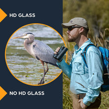 Load image into Gallery viewer, TSO Polar HD 10x50 Binoculars for Adults, Porro Prism, HD Glass, Rainproof, Long Eye Relief for Bird Watching &amp; Wildlife Viewing
