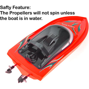 2 in 1 Remote Control Speed Boat Crocodile 2.4Ghz | RC Toy Speed Boat for Pools and Lakes | Rechargeable Battery | Fun Prank Gift