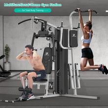 Load image into Gallery viewer, ULTRA FUEGO Multifunctional Home Gym Equipment Workout Station  (1186L Black Home Gym Station with Power Tower)
