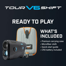 Load image into Gallery viewer, Bushnell Golf Tour V6 Shift Laser Rangefinder, Black
