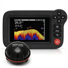 Load image into Gallery viewer, Portable Castable Fish Finder for Kayak Wireless Sonar Sensor, Depth Finder
