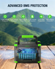 Load image into Gallery viewer, Portable Power Station 500W, 519.48Wh/140400mAh Solar Generator Backup
