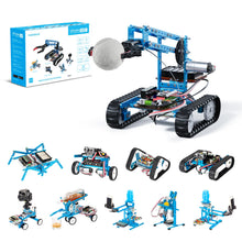 Load image into Gallery viewer, Ultimate 10 in 1 Robot Building Toys, Robotics Kit App Remote Control Robot Toys Compatible with Arduino C &amp; Raspberry Pi
