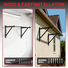 Load image into Gallery viewer, PAPABABE Wall Mounted Pull Up Bar (Black 52 inch)
