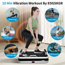 Load image into Gallery viewer, Linear Vertical Vibration Plate Exercise Machine, 50‑60Hz Whole Body Platform w/ Push‑Up Handles, 120 Speeds, 3mm Amplitude for Bone Strength, Lymphatic Drainage &amp; Muscle Recovery, 330lbs Capacity

