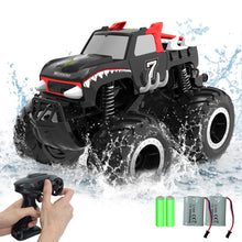 Load image into Gallery viewer, 1/16 Remote Control Monster Truck : 4x4 Off Road Waterproof Rc Jeep Combines Amphibious and All Terrain Traversal (Red Pickup)
