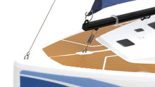 Load image into Gallery viewer, Voyager 280 2.4GHz RC Motor Powered Sailboat in Blue - 17.5&quot; Tall
