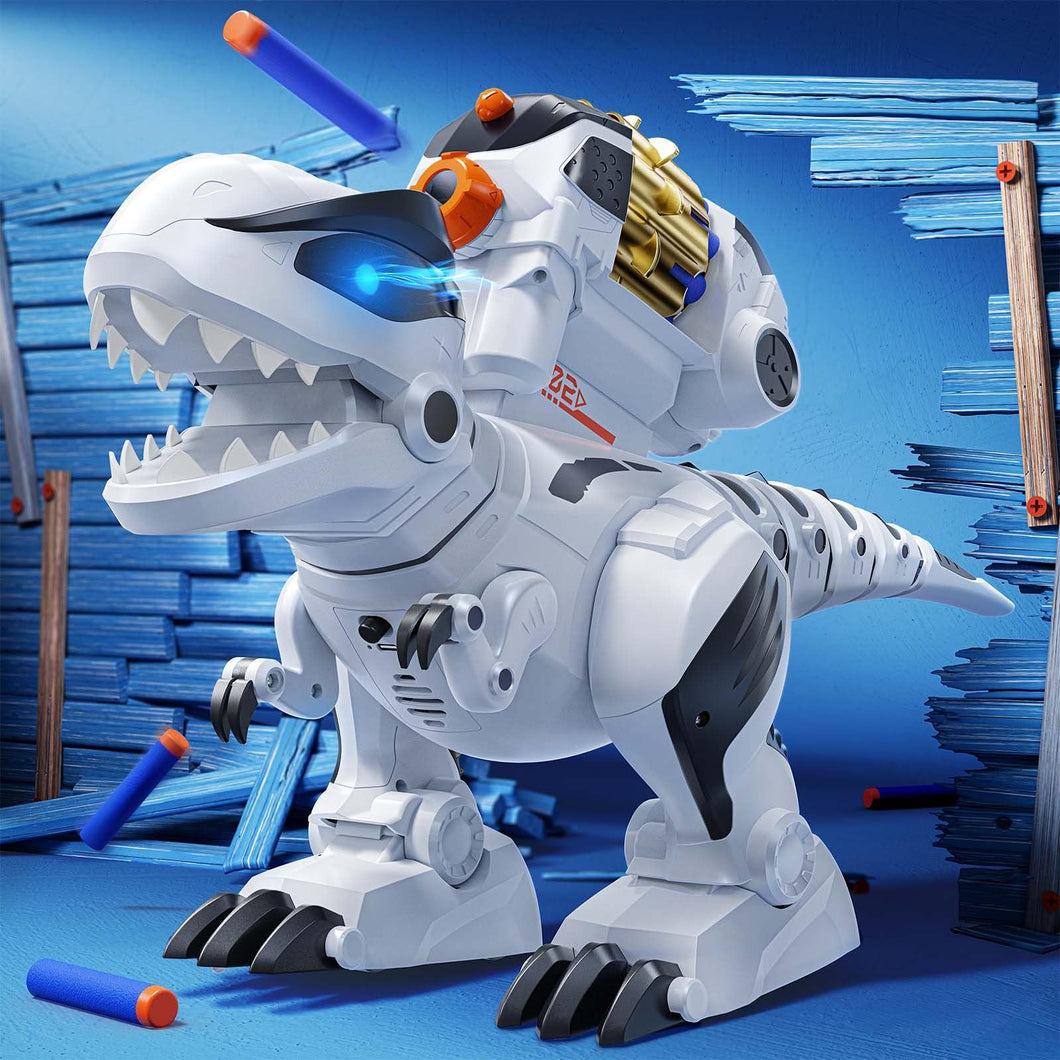 Remote Control Robot Dinosaur Toys for Kids, Large Rechargeable Jurassic Toys, STEM Programmable Interactive