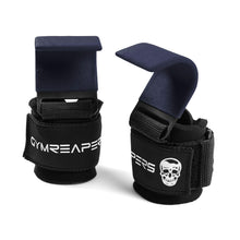 Load image into Gallery viewer, Gymreapers Weight Lifting Hooks (Pair) (Navy)
