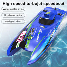 Load image into Gallery viewer, Remote Control Boat 2.4GHz High Speed 30km/h Brushless Turbojet Speedboat Remote Control Ship Cooling Waterproof

