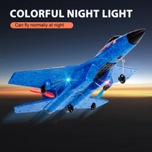 Load image into Gallery viewer, RC Plane Remote Control Glider Airplanes 2.4 GHZ 2 Channels, Easy to Fly RC Fighter, Remote Control Aircraft
