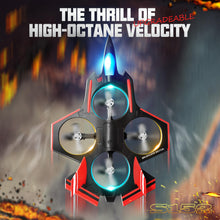 Load image into Gallery viewer, Brushless RC Plane with Camera | 2.4GHZ Remote Control Airplane, 6-axis Gyro Drones for Kids, RC Helicopter, 360°Flip Jet Fighter
