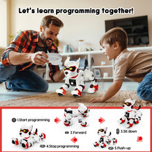 Load image into Gallery viewer, Robot Dog Toys for Kids Remote Control Interactive Robotic Pet Smart Programmable Puppy Electric Intelligent Robo
