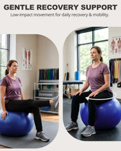 Load image into Gallery viewer, Trideer Exercise Ball for Yoga, Pilates &amp; Fitness – Stability Ball Equipment for Home Gym- Indigo
