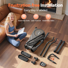 Load image into Gallery viewer, Niceday Elliptical Exercise Machine, Elliptcal Machine for Home, 15.5IN Stride Elliptical Machine, Elliptcal Training Machine with 16 Level Resistance, 400LBS Loading Capacity
