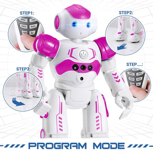 RC Robot Toys for Kids, Gesture & Sensing Programmable Remote Control Smart Robot