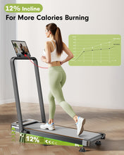 Load image into Gallery viewer, Walking Pad with 8% Incline Walking Treadmill Pad - Silver
