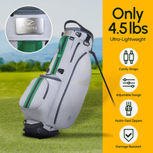 Load image into Gallery viewer, 5-Way Linkslite Waterproof Lightweight Golf Stand Bag (Verdant Mist)
