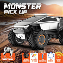 Load image into Gallery viewer, RC Cyber Truck Toy Car 1:16 Scale, Waterproof 4WD Amphibious, Remote Control for Kids 6+, All-Terrain Off-Road Pickup
