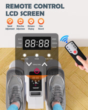 Load image into Gallery viewer, Yagud Under Desk Machine, Electric Ellipse Leg Exerciser for Senior, 13 Adjustable Speeds Quiet and Portable Seated Pedal Exerciser for Training with Remote Control, Gray
