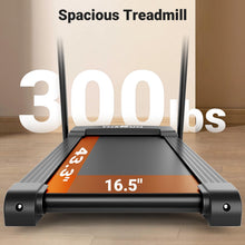 Load image into Gallery viewer, THERUN Incline Treadmill, 0-12% Auto Incline - Orange Black
