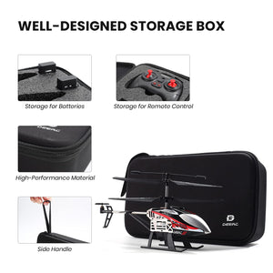 Remote Control Helicopter, Altitude Hold RC Helicopters with Storage Case Extra Shell,2.4GHz Aircraft Indoor Flying Toy with High & Low Speed Mode
