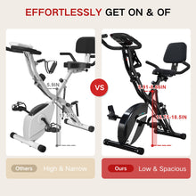 Load image into Gallery viewer, BARWING Stationary Exercise Bike for Home with App,5 IN 1 Foldable Indoor Cycling Bike App-XB01-Black
