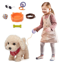 Load image into Gallery viewer, Remote Control Electronic Plush Puppy Dog Toy, Fun Interactive Toys, Walks, Barks, Shake Tail, Dress Up Realistic
