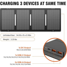 Load image into Gallery viewer, Portable Solar Generator 300W Portable Power Station with 60W Solar Panel
