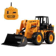 Load image into Gallery viewer, RC Bulldozer 13.5&quot; Full Function 1:24 Scale 2.4Ghz Construction Vehicle Toy Front Loader Tractor Truck Electric Remote Control
