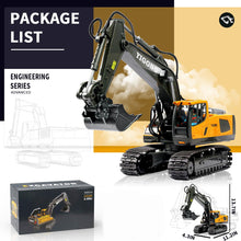 Load image into Gallery viewer, ID Gerilla Remote Control Excavator Toy, RC Construction Toys with Metal Shovel, Lights, Sounds, 2.4Ghz, Turns 680 Degree
