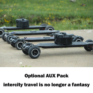 Pro 4WD All-Terrain Off Road Electric Skateboards, Top Speed of 35 Mph, 24 Miles Range, 7000W Quad Motor, IP55 Waterproof