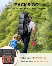 Load image into Gallery viewer, Portable Solar Generator, 300W Portable Power Station with 40W Solar Panel

