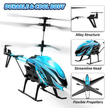 Load image into Gallery viewer, Remote Control Helicopter Toy for Kids with 26 Mins Flight(2 Batteries), 8 Light Modes, Easy Control
