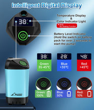 Load image into Gallery viewer, WADEO Portable Shower Camping Shower Outdoor Camp Shower Pump, Electric Rechargeable Portable Camping Shower, Powered by Rechargeable Battery for Camping, Hiking, Traveling
