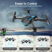 Load image into Gallery viewer, Drone with 1080P Camera for Kids and Adults | One Key Start/Altitude Hold Friendly for Beginners | FPV Foldable Drone/30 Mins Flight Time
