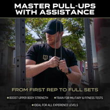 Load image into Gallery viewer, Battle Bands Resistance Bands – Pull Up Assistance Bands &amp; Stretch Bands for Exercise – Black
